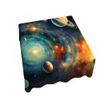 Space Ten Square Tablecloth