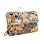 Cartoon Print Off Denim Canvas Wallet