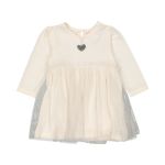 Girls Heart Mesh Dress