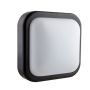 Eurolux LED Square Bulkhead 195MM Black 1X14W