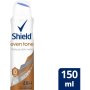 Shield Women Antiperspirant Deodorant Body Spray Invisible Black And White 150ML