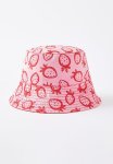 Cotton On Kids Reversible Bucket Hat - Blush Pink varisty Red Strawberries