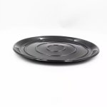 Platter Base – Black Round No Divisions