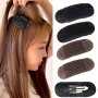 2PCS Invisible Hair Volumizing Clip Set Simple Women's Seamless Root Fluffing Styling Boost Pads Essential Hair Accessory For Bangs And Hair Volume Enhancement