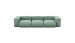 Three Module Sofa - Velvet - Mint - 314CM X 115CM