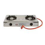 STINGRAY Alva 2 Burner Gas Cooker Stainless Steel With Regulator & Hose