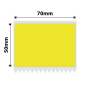 NB480 - NIIMBOT - M3 ONLY - 70X50MM - 380 YELLOW LABELS