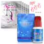 Eyelash Extension Glue Sky S+ 5ML Black Adhesive & 10 Piece Gel Under Eye Pads