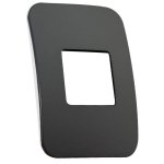 One Double Module Cover Plate - Gun Metal - Buy Online At 7 Triple 7