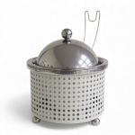 1.5LT Chafing Dish With Mesh Design White & Stainless Steel