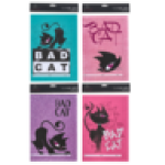 Bad Cat A4 Book Jackets 5-PACK Design May Vary