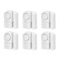 Pack Of 6 Door & Window Entry Alarms