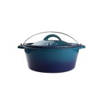 Lks Bake Pot Green Enamel No. 10 3L