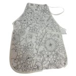 - Colour Children's Paint Your Own Apron 47 X 34CM - Flowers