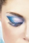 Black Silver Eyelashes