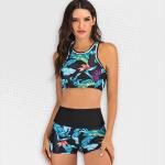 Women's Tropic Energy Two-piece Sleeveless Swimwear - XL