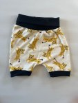3-4 Y Cheetah Harem Shorts Black Trim