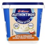 Clover Authentikos Apple & Cinnamon Double Cream Yoghurt 750G