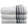 Royal Turkish Collection -450GSM -100% Cotton -bath Sheet -white -pack Of 3