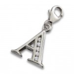 A2-C13454 - 925 Sterling Silver A-z Letter Initial Charm Dangle - E- Available On Back Order Allow 7-14 Days