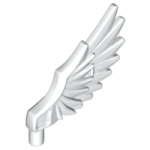 Parts Minifigure Wing Feathered 11100 - White