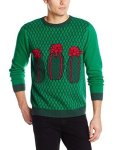 Alex Stevens Men's Hatchy Holidays Ugly Christmas Sweater Green Combo Large