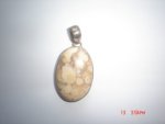 Bruno Jasper Sterling Silver Pendant STSP18