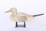 Duck On Metal Base / Grey & Black 19X38CM