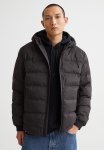 Water-repellent Puffer Jacket - Black
