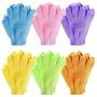 1PC/2PCS Scrubbing Bath Glove Five Finger Scrub Bath Towel Skin Exfoliation & Purification Cleanse Dead Or Dry Skin Exfoliating Scrub Gloves For Women & Men