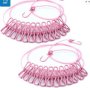 Elastic Clothesline With Clips Windproof Travel Laundry Line