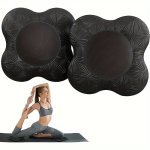 2PCS Yoga Knee Pads Thickened Non-slip Soft Kneeling Pads Suitable For Fitness Strength Training Flat Support