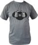 Men T-Shirt Large Grey