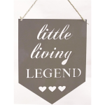 Kikki & Frankie Wall Plaques Little Living Legend-hearts