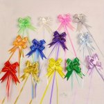 50PCS Assorted Colorful Gift Bows - Perfect For Personalizing Presents Ideal For Birthdays & Holidays