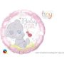 Tiny Tatty Teddy Baby Girl Round Foil Balloon 46 Cm