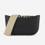 Classic Handbag - Black Canvas Strap