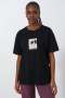 Oversized Graphic T-Shirt - XL / Black