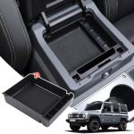 Tumukiw Center Console Organizer Tray Armrest Storage Box Compatible With Ineos Grenadier 2020-2024 Non-slip Center Console Tray