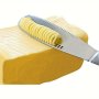 1PC Stainless Steel Butter Spreader Mental Butter Knife Reusable Cheese Spreader Household Butter Spreader Knives For Cheese Cold Butter Jam Pastry Kitchen Stuff Kitchen Gadgets