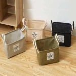 Square Shape Foldable Storage Basket - Grey