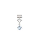 Seimia Pendant With Lightblue And White Cubic Zirconia