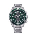 Promaster Eco-drive Gents Chronograph Green Dial CA0820-50X