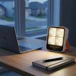 Portable Quad-panel LED Solar Work Light
