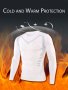 Men's Thermal Compression Long-sleeve Sport Shirt Athletic Fit For Running Training Basketball Cycling Gym