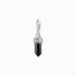 Charm Pendant - Hexagon With Silver Charmista Onyx