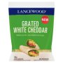 Lancewood Grated White Cheddar Cheese 200G