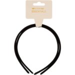 Clicks Essentials Covered Alicebands Black