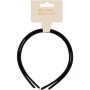 Clicks Essentials Covered Alicebands Black