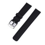 Classic Genuine Leather Strap - Black Steel Hardware - 20MM